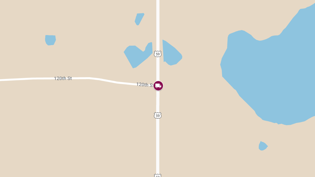 1 Injured in Semi-Truck and Toyota Collision at Hwy 59 & 120th St