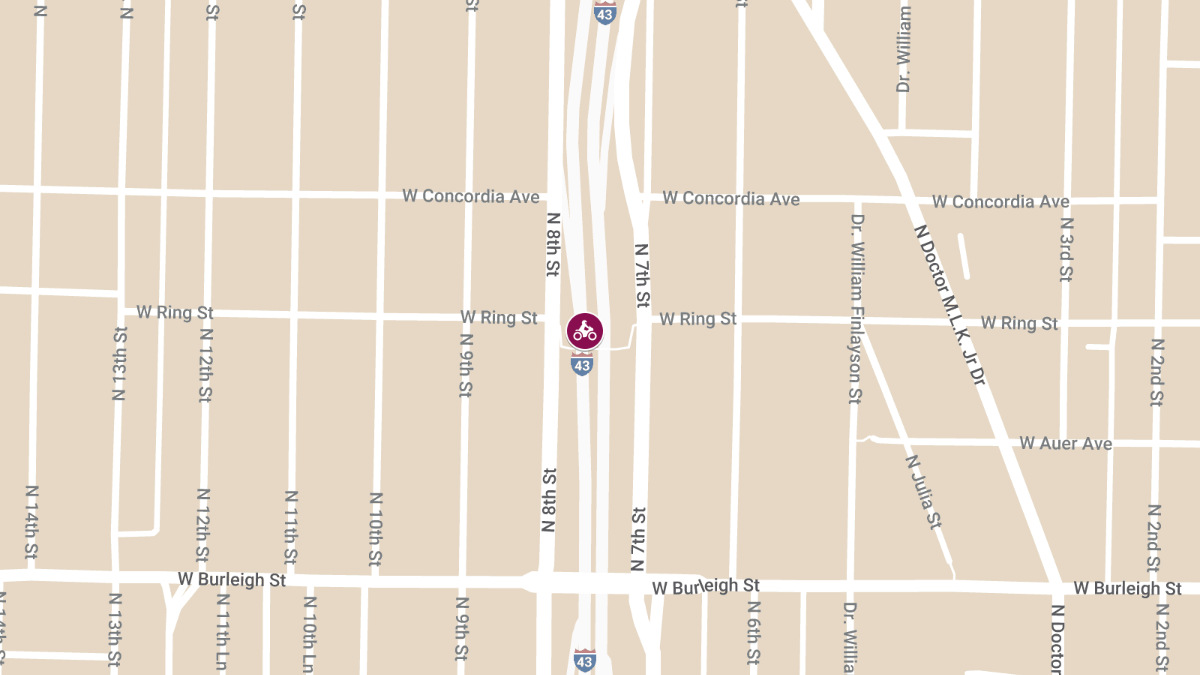 18-Year-Old Injured in Motorcycle Crash on I-43 N Near Holt