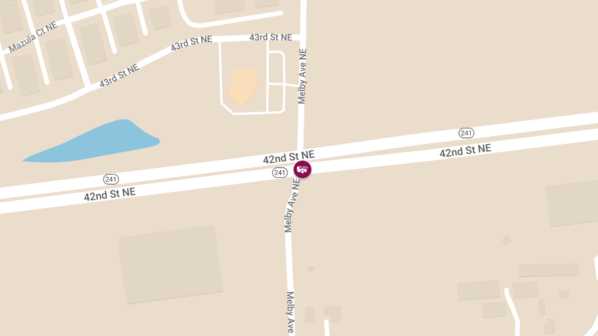 2 Injured in Two-Vehicle Crash at Hwy 241 & Melby Ave NE