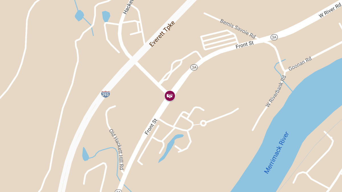 Accident on Front St IAO Hackett Hill Rd,  Injuries Reported