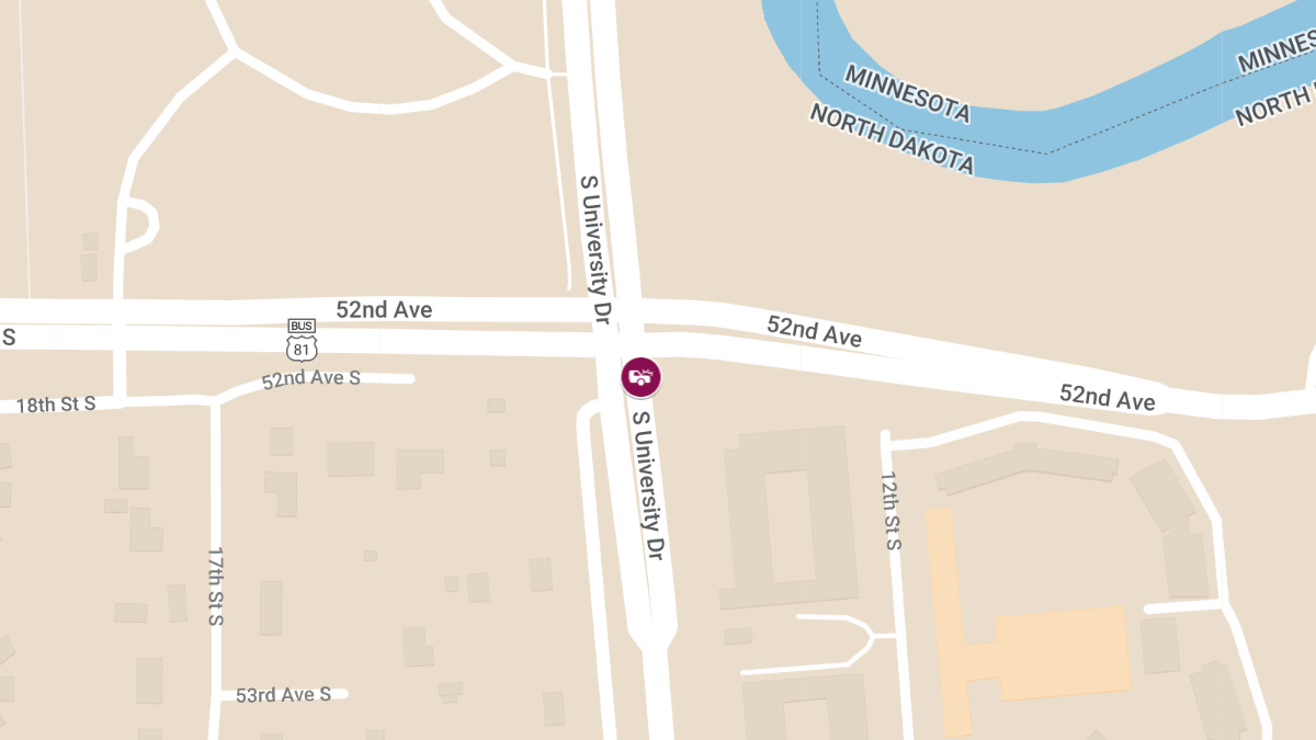 Accident with Injuries at 1700 Block University Dr S