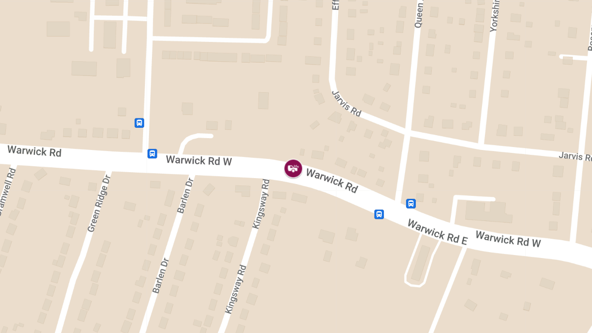 Accident with Injuries at 5717 Warwick Rd