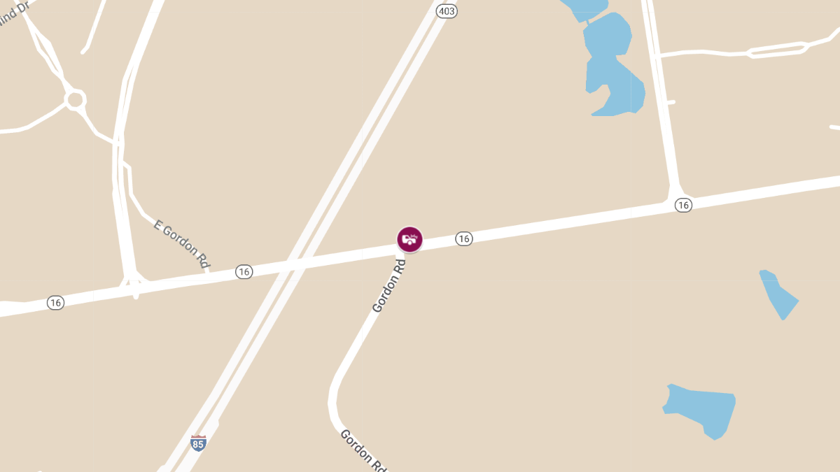 Accident with Injuries on E Hwy 16 at Gordon Rd