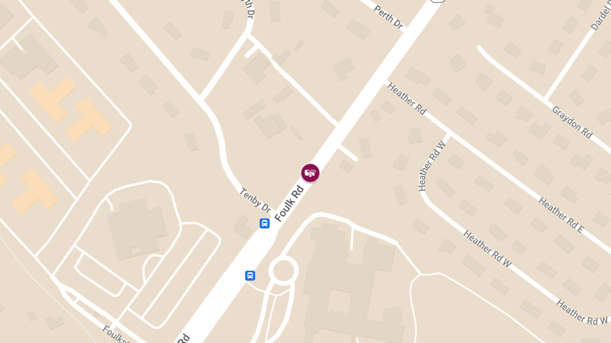 Accident with Injuries on Foulk Rd in Front of Brandywine High School