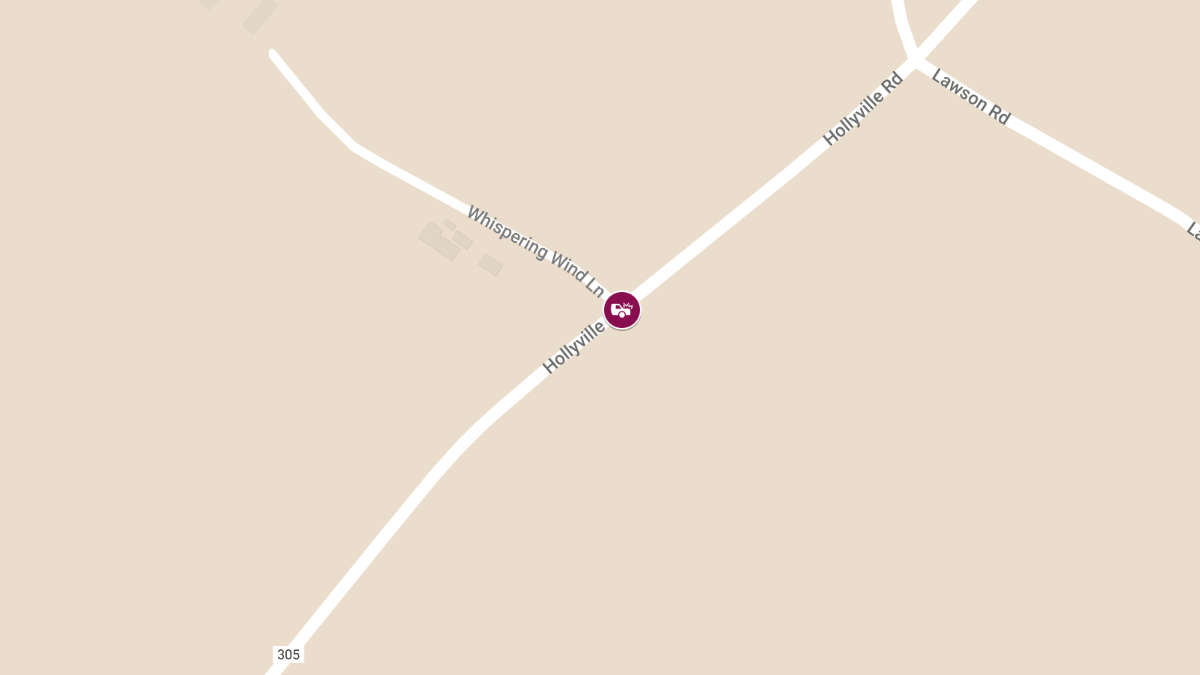 Accident with Injuries on Hollyville Rd near Whispering Wind Ln