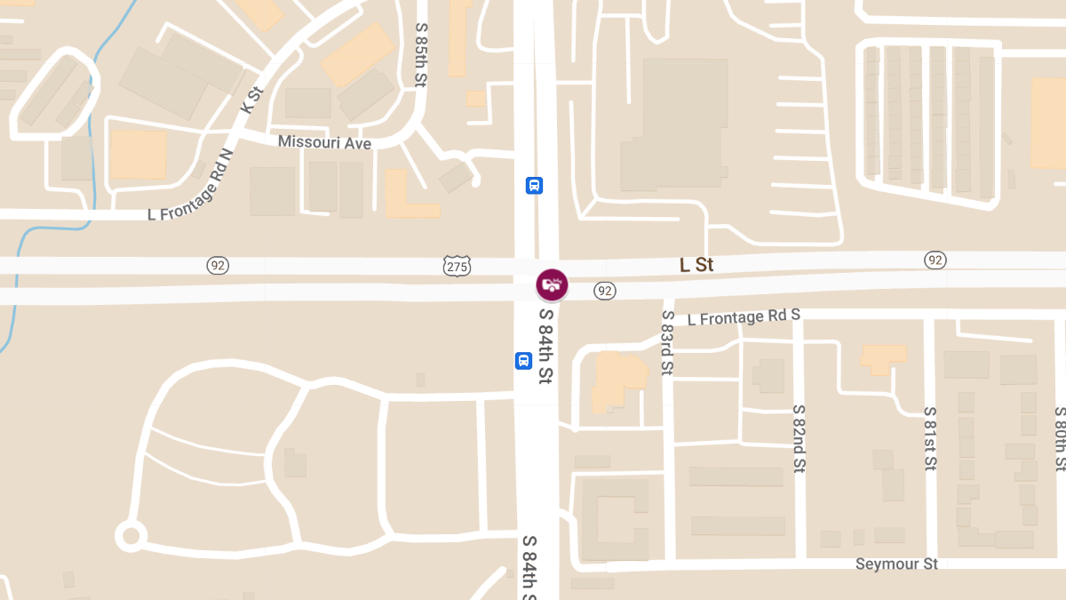 Accident with Injury at 40th and L Street