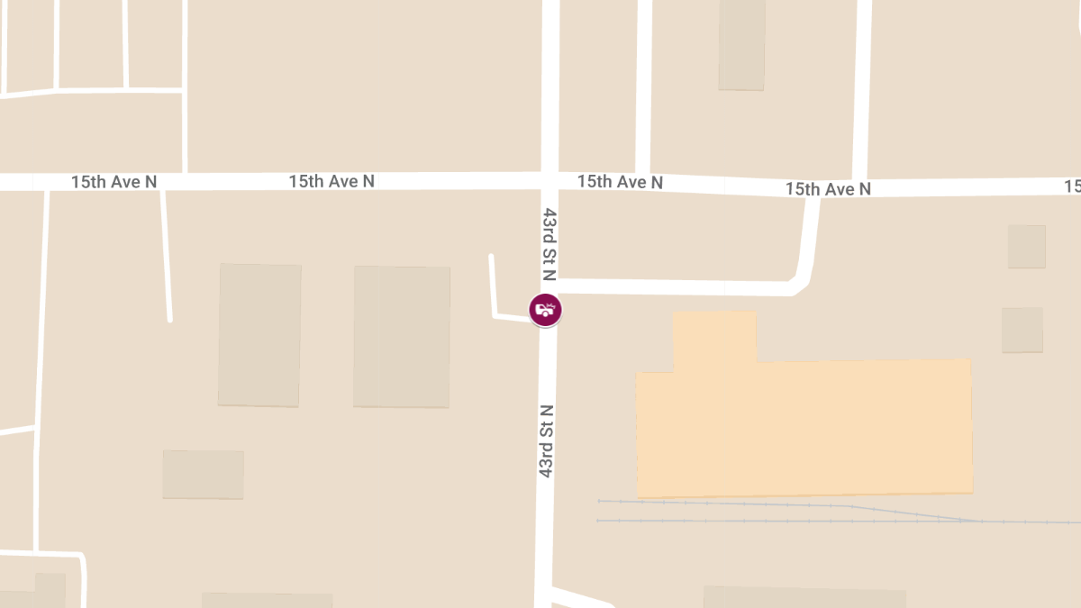 Accident with Injury at 43rd St N