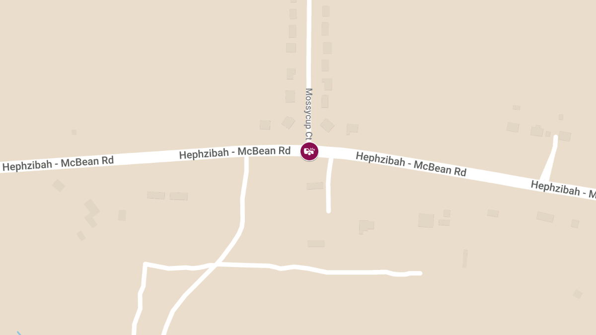 Accident with Injury at Hephzibah McBean Rd & Mossycup Ct