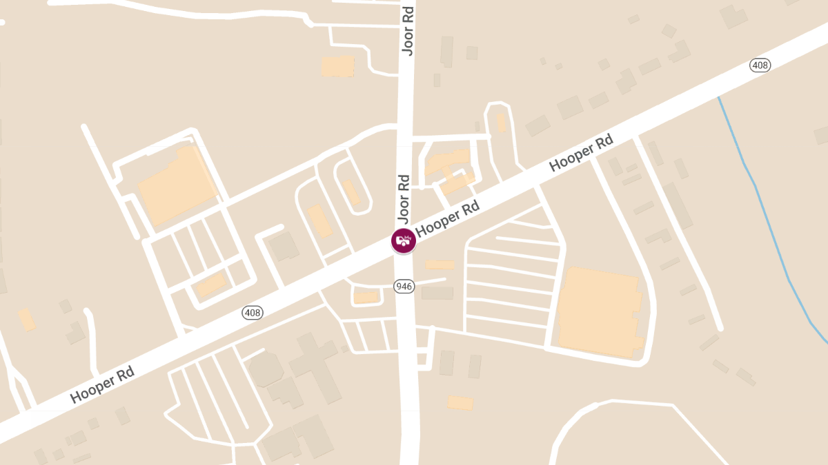 Accident with Injury at Hooper Rd and Joor Rd