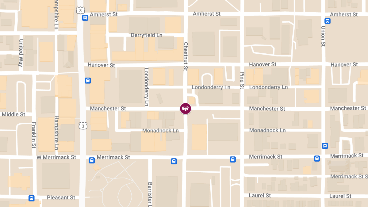 Accident with Injury at Manchester St / Chestnut St