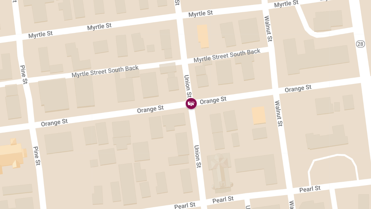 Accident with Injury at Orange St / Union St