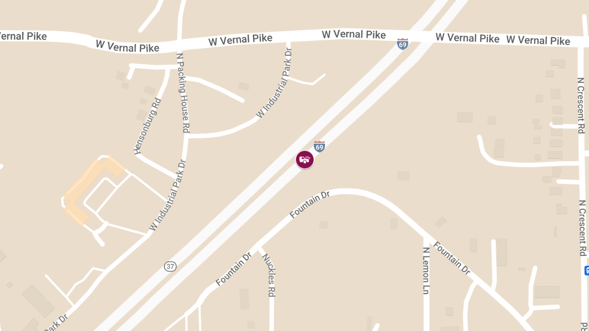 Accident with Injury on I-69 Northbound at 147mm
