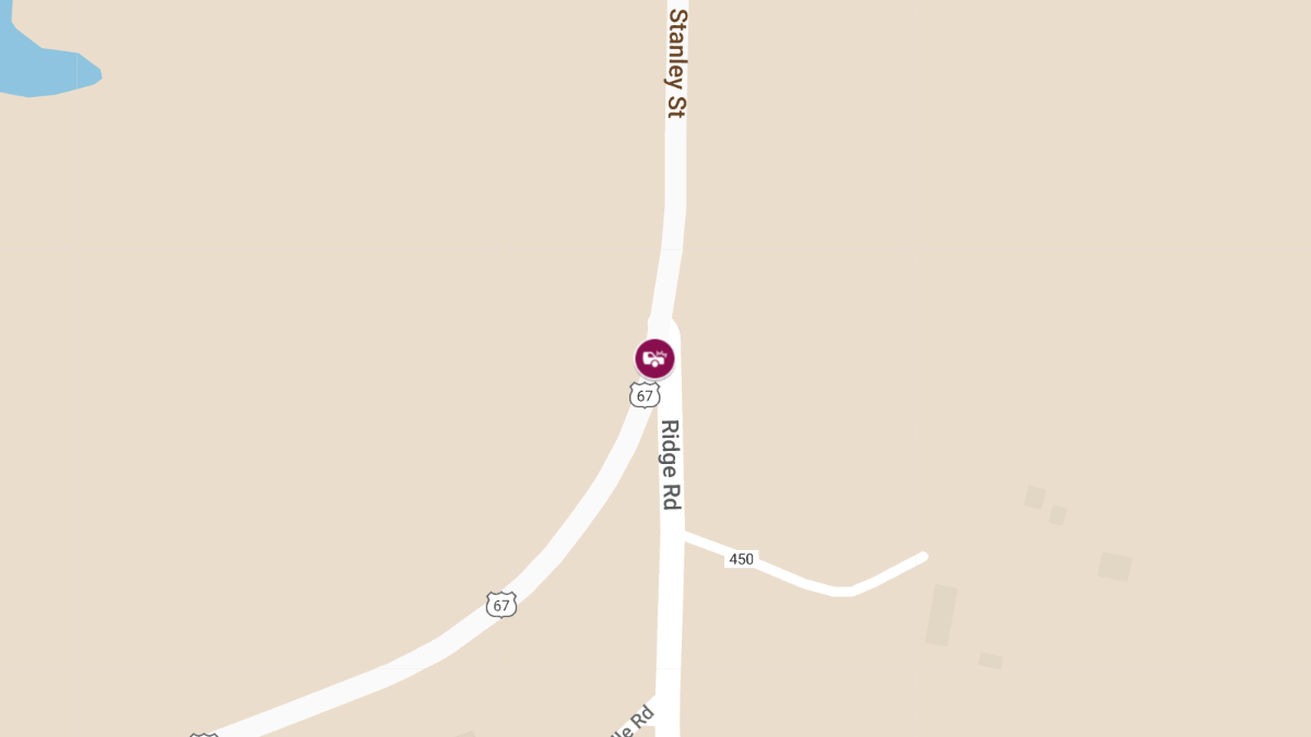 Accident with Injury on NB U.S. Highway 67 near Exit 35