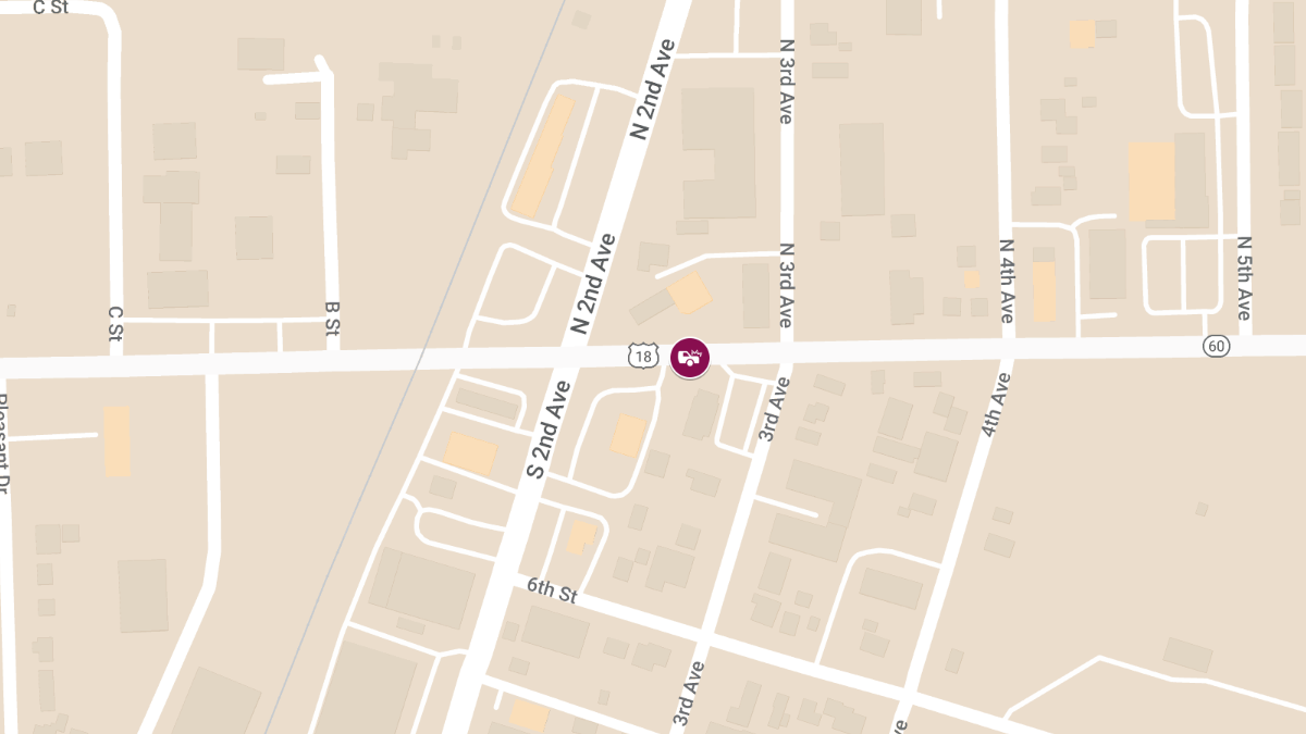 Auto Accident at 100 Block of North Mechanic St