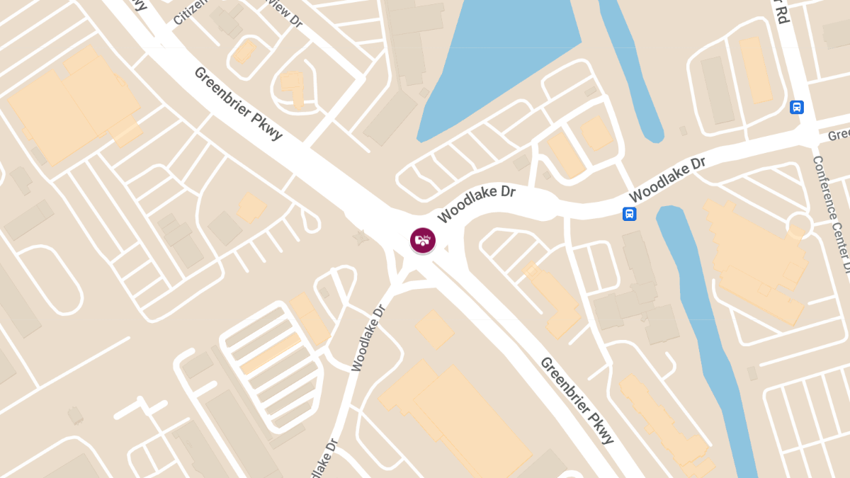 Auto-Pedestrian Crash at Greenbrier Parkway and Woodlake Dr