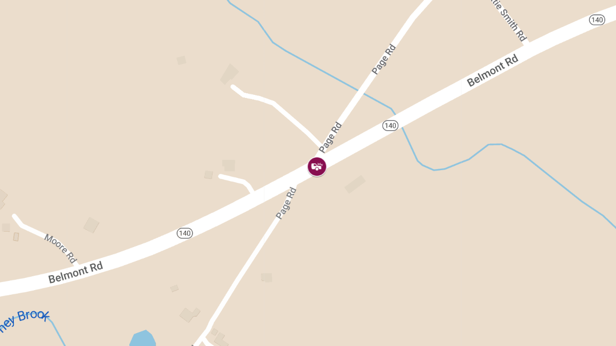 Belmont Rd & Page Rd Crash Injures Motorcyclist