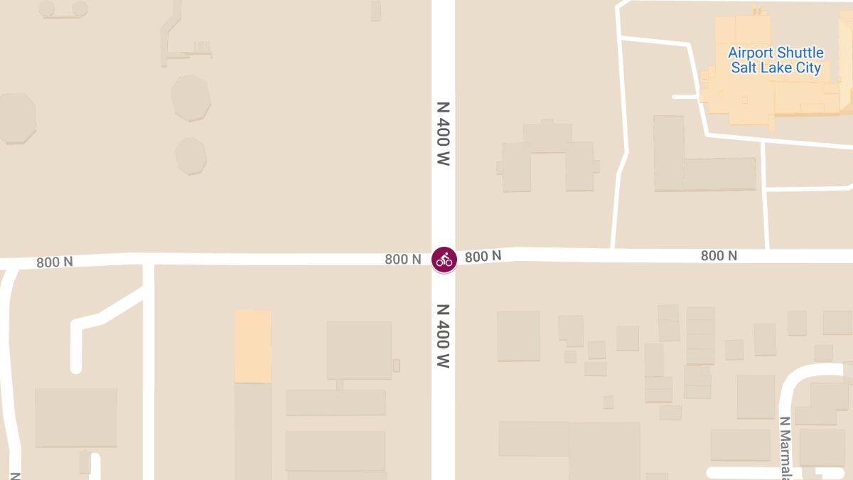 Bicycle Accident at 400 West and 800 South