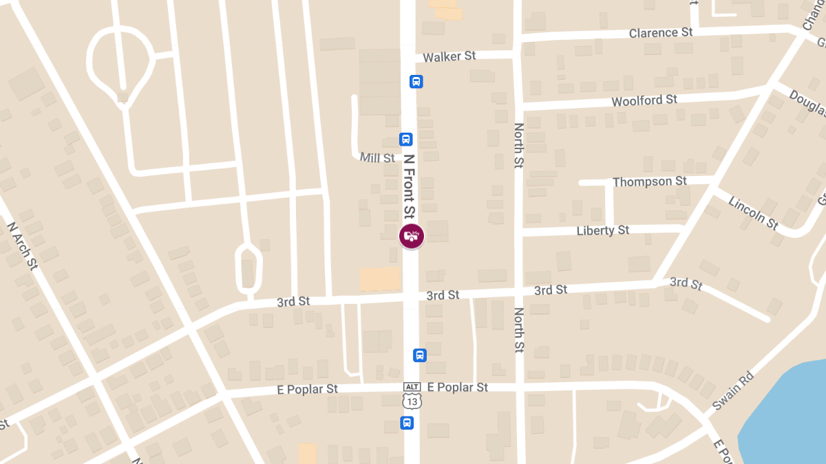 Bicycle Accident with Injuries on N Front St