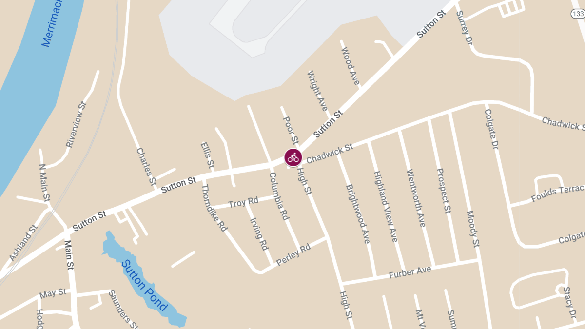 Bicyclist Injured in Crash at Sutton St & Chadwick St