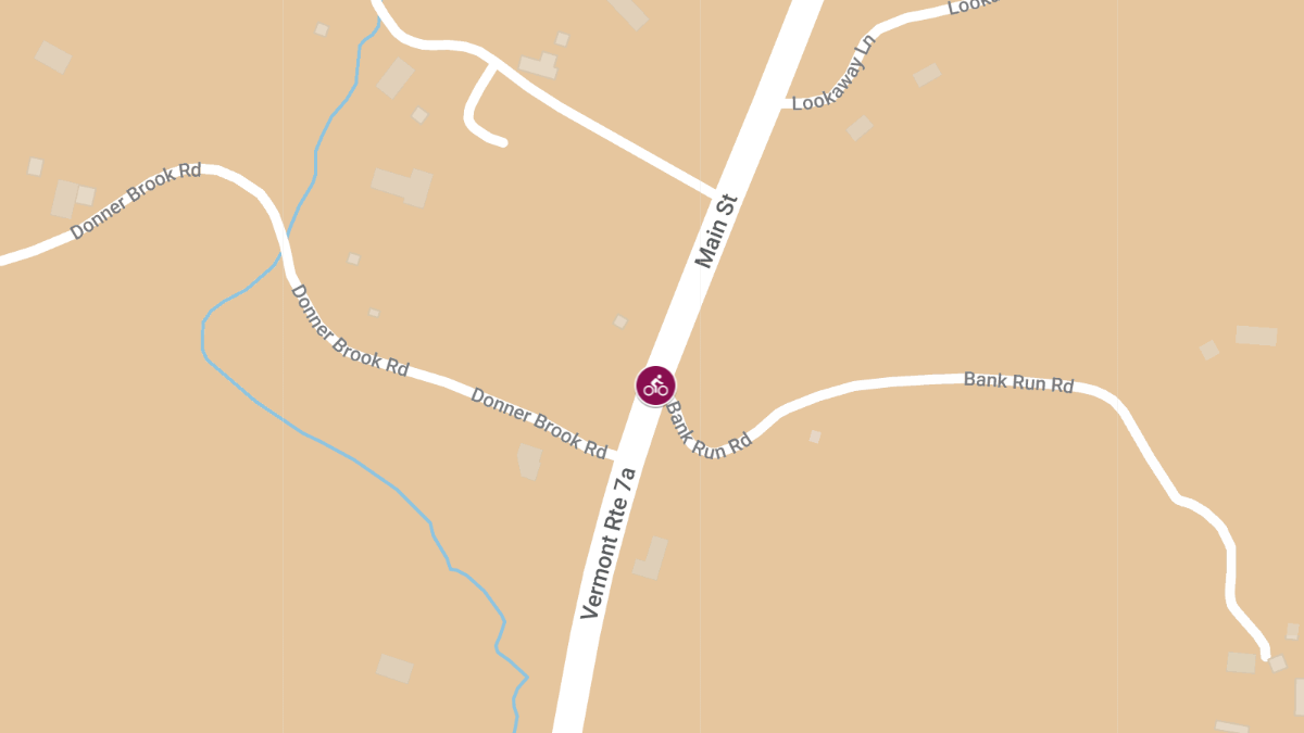 Bicyclist Struck at Main St and Bank Run