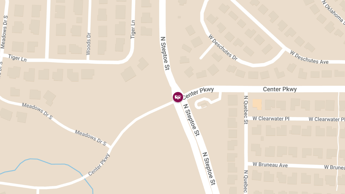 Car and Ambulance Crash at Steptoe St between Gage and Center Parkway