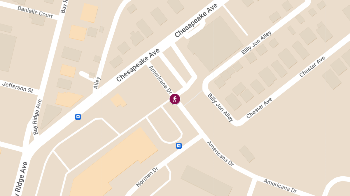 Child Struck on Americana Dr