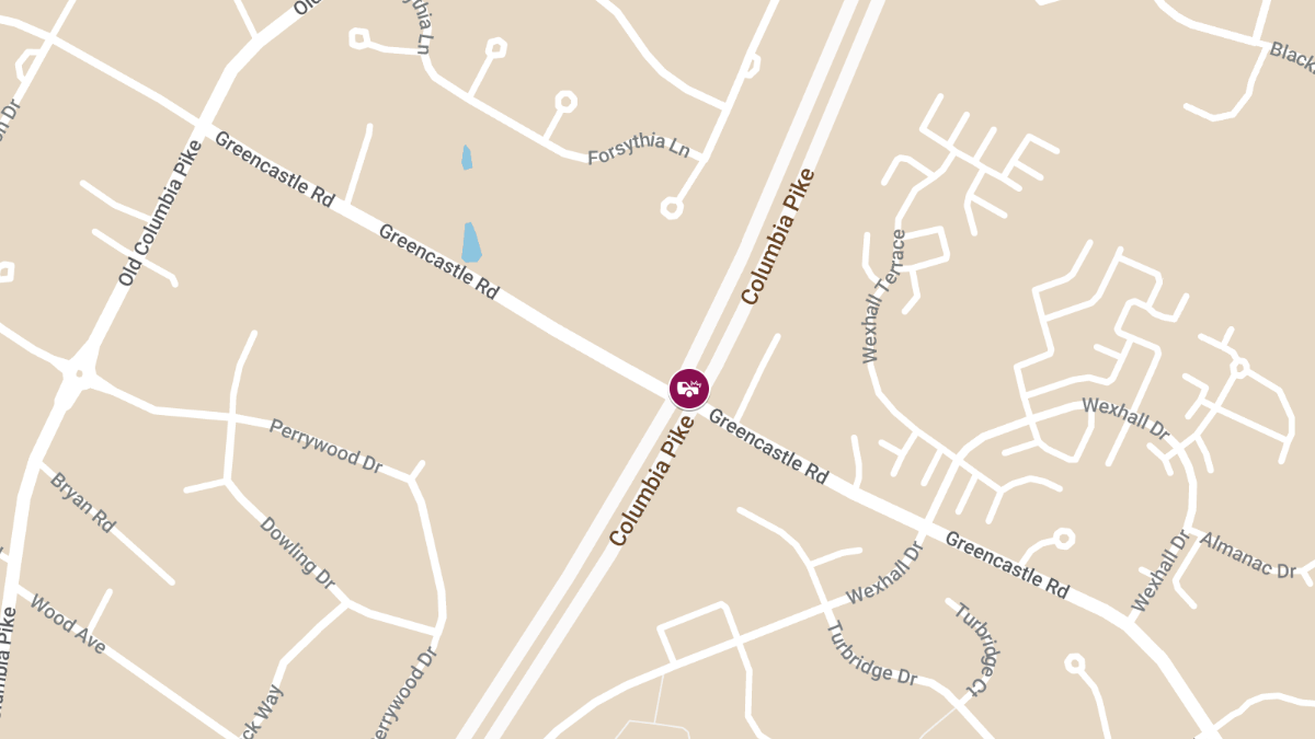 Collision with Injuries on SB Rt 29 at Greencastle Rd