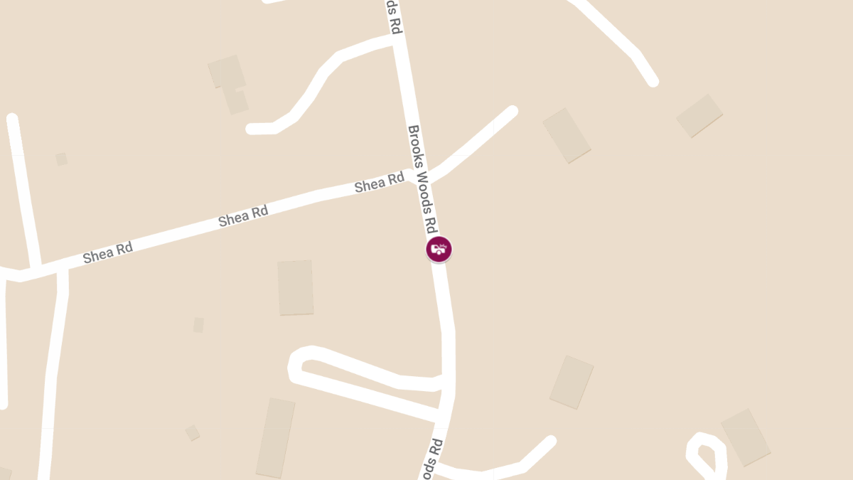 Crash at 5800 Block of Brooks Woods Rd