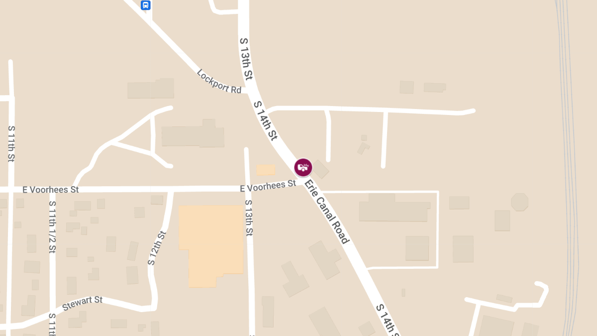 Crash at East Voorhees and Erie Canal Rd