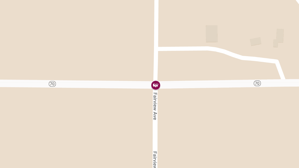 Crash on Hwy 70 at Fairview Ave Results in Injuries
