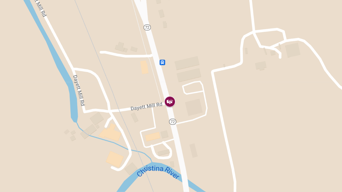 Crash with Injuries Reported on Rte 72 at Dayett Mill Rd