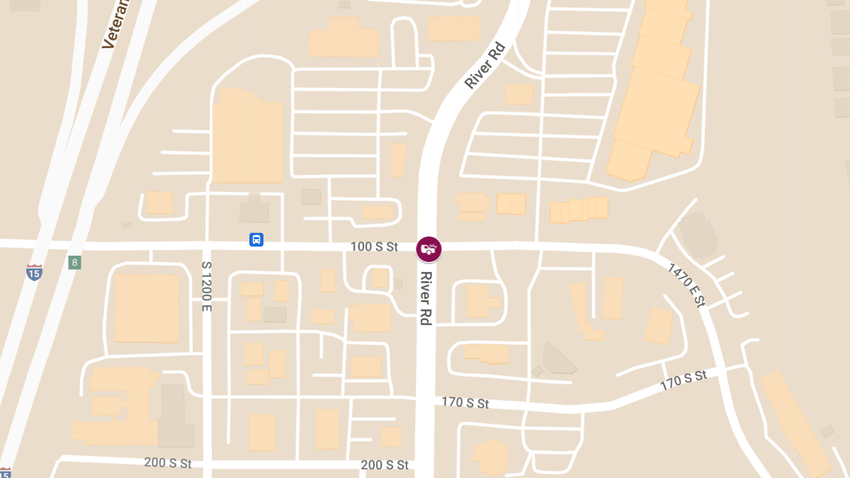 Crash with Injuries at 100 S River Rd