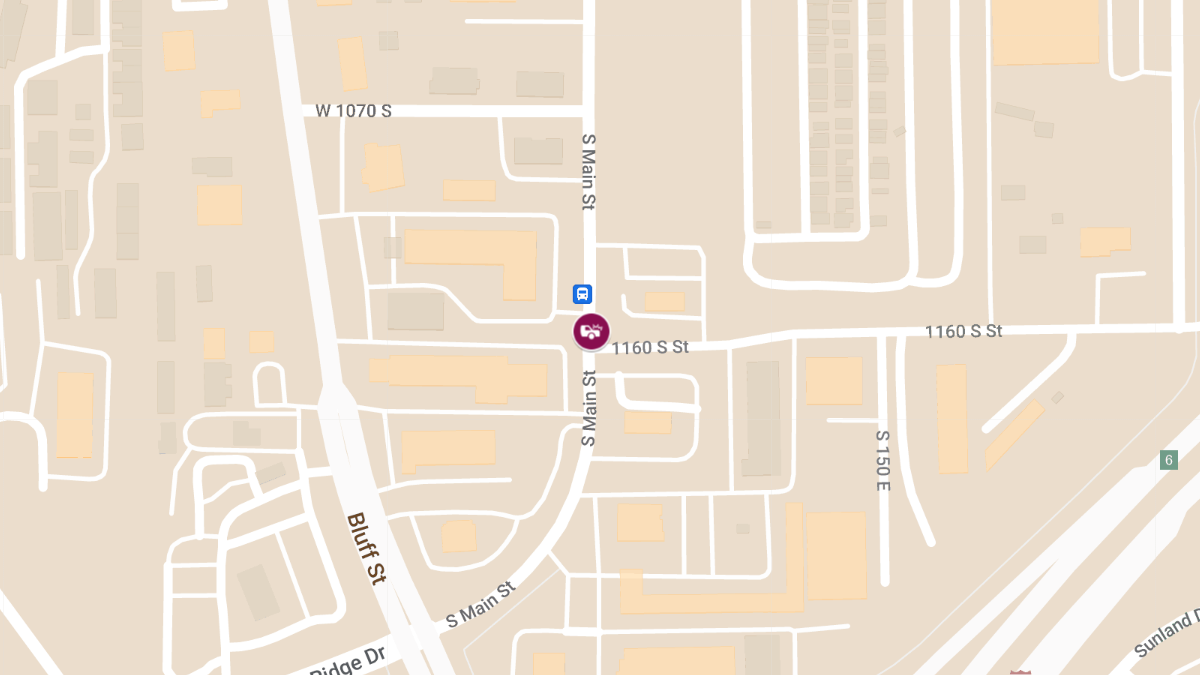 Crash with Injuries at 1160 S Main