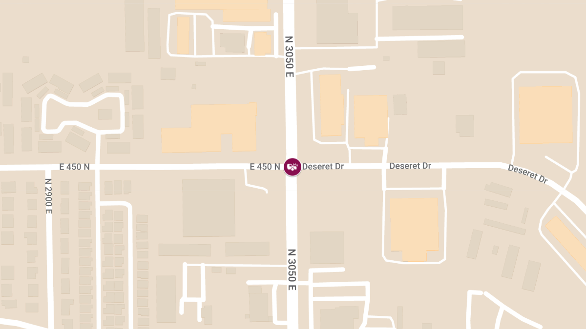 Crash with Injuries at 450 N 3050 E