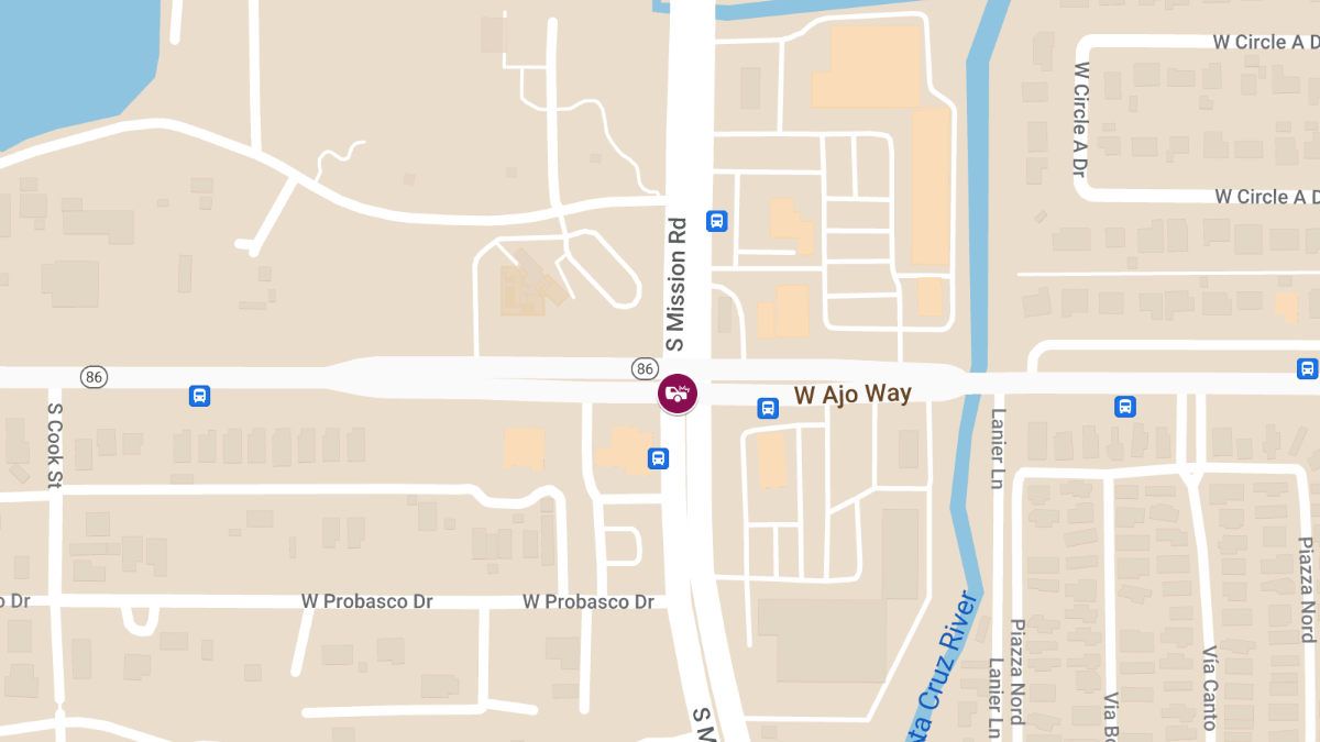 Crash with Injuries at Ajo and Mission