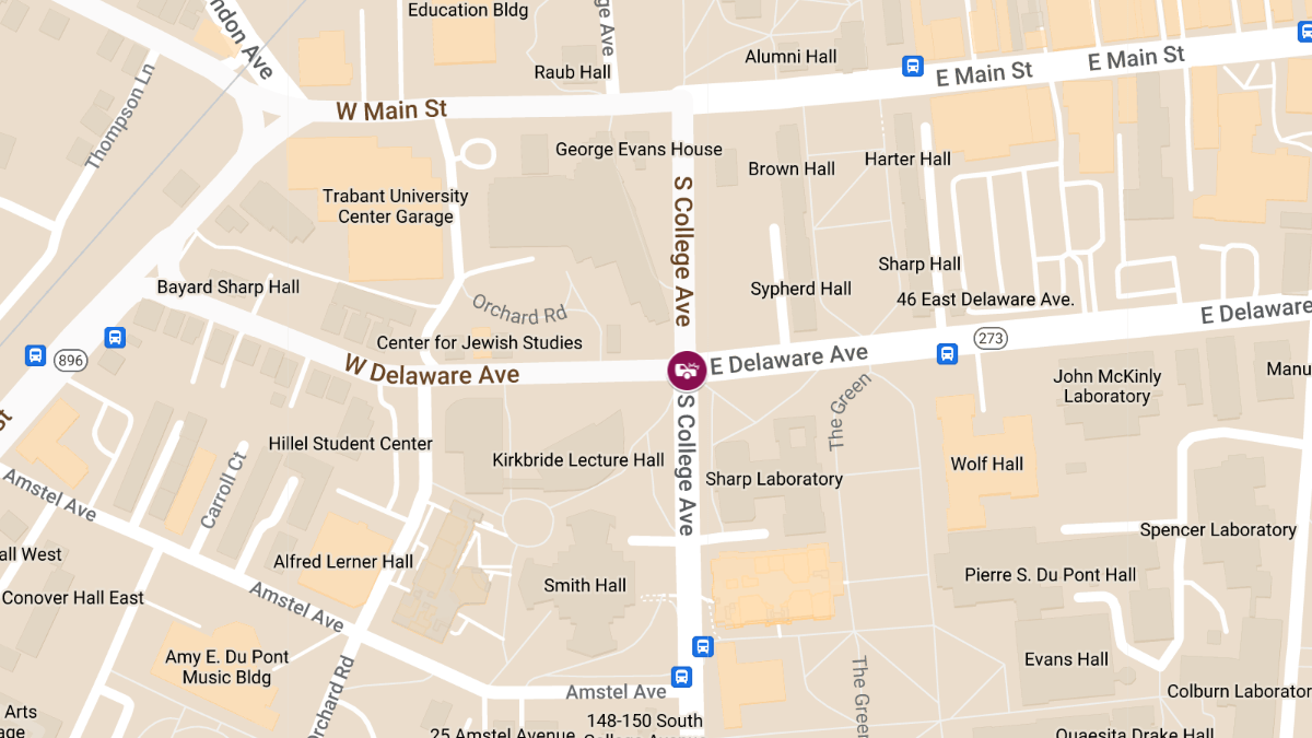 Crash with Injuries at South College Ave and Delaware Ave