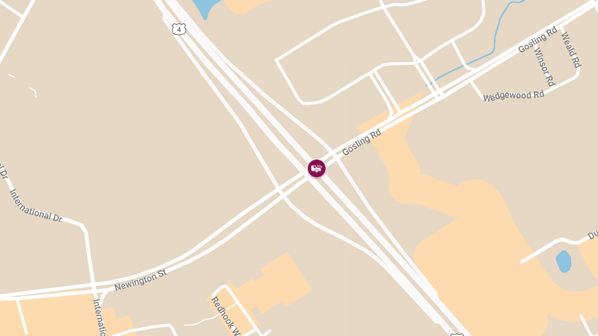 Crash with Injuries at Spaulding NB and Gosling Rd