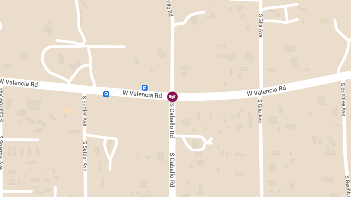 Crash with Injuries at Valencia and Caballo Rd