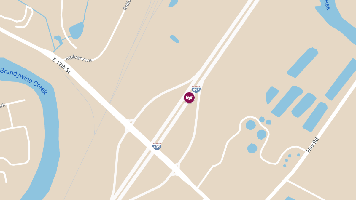 Crash with Injuries on I-495 Northbound