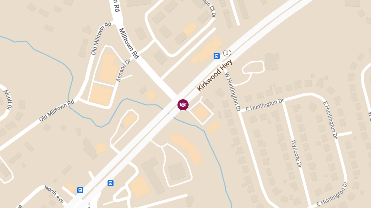 Crash with Injuries on Kirkwood Hwy at Milltown Rd