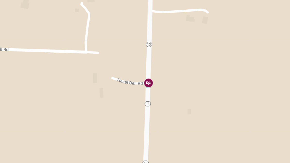 Crash with Injuries on Route 13 at Hazledell Avenue