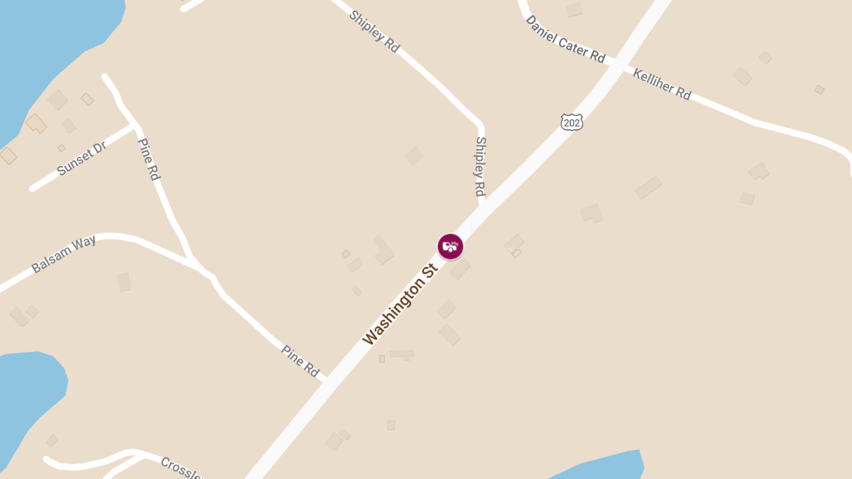 Crash with Injuries on Washington St (Rte 202)