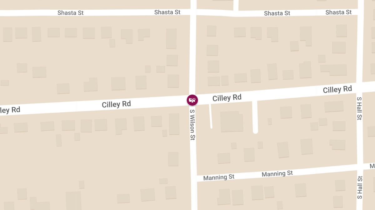 Crash with Injury at Cilley Rd / S Wilson St