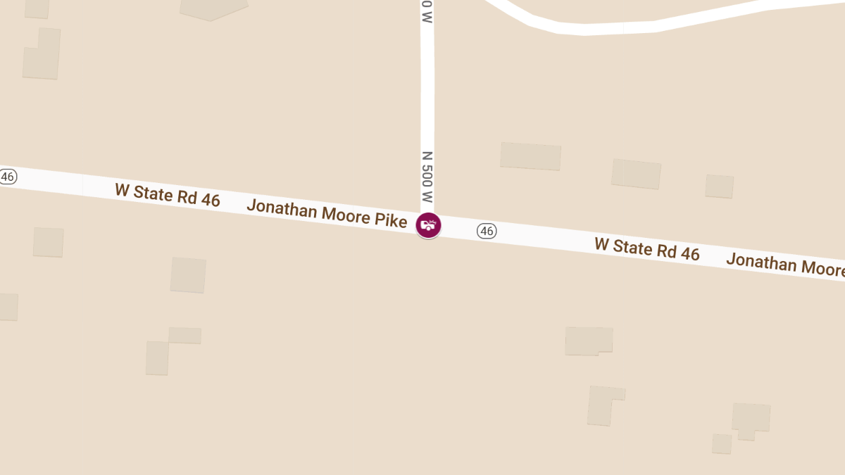 Crash with Injury at SR 46 & 500 W
