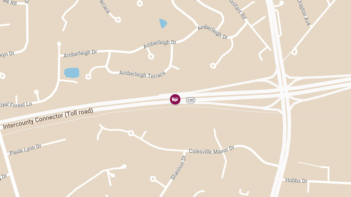 Crash with Injury on MD-200 EB Before MD-650