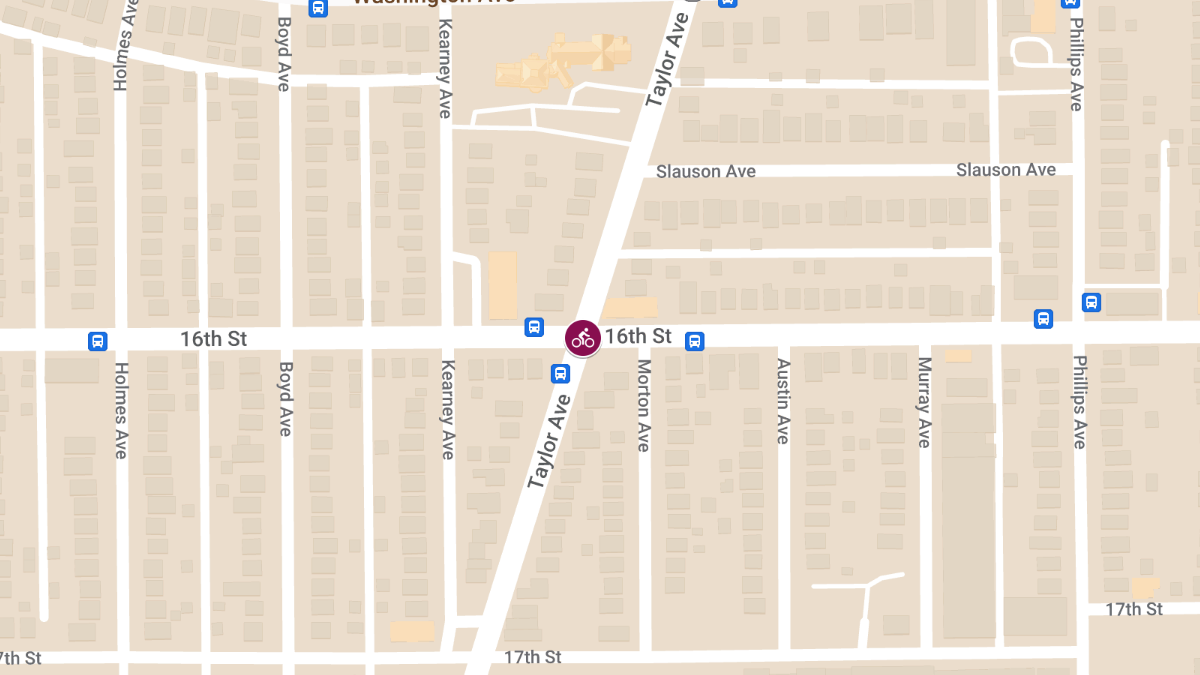 Cyclist Injured in Collision on 16th St at Taylor Ave