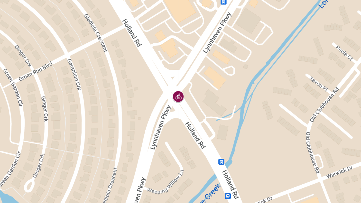 Cyclist Killed in Collision at Holland Rd & Lynnhaven Pkwy