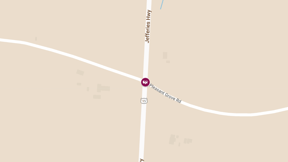 Fatal Collision at Jefferies Hwy and Pleasant Grove Rd