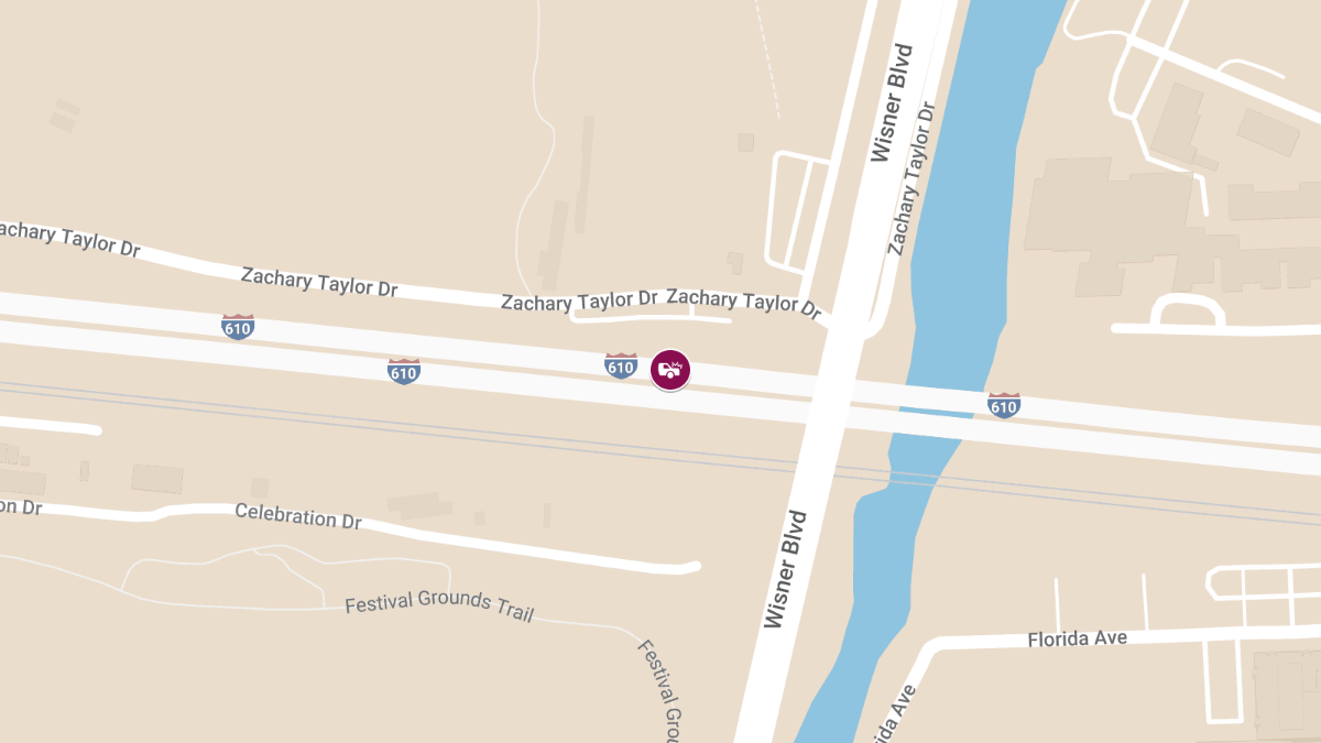 Fatal Crash Involving DOTD Vehicle on I-610