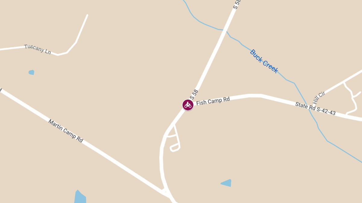 Fatal Motorcycle Crash at Parris Bridge Rd and Fish Camp Rd